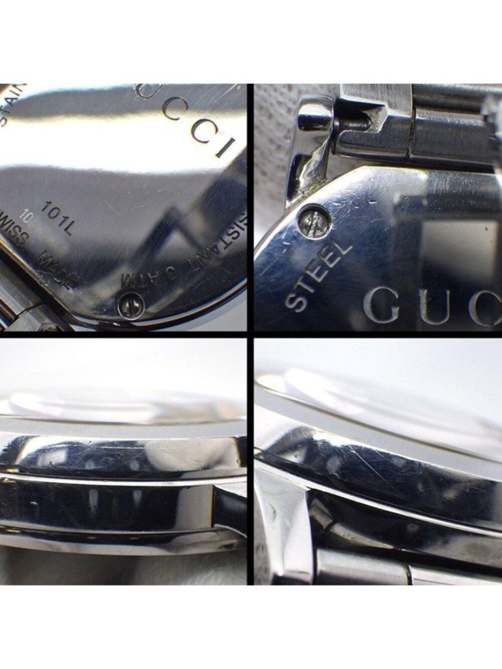 Gucci Watch Round Silver Dial SS Quartz Analog - Picture 8 of 12
